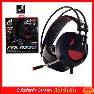 หูฟังเกมมิ่ง Signo E-Sport HP-823 PALAZZO 7.1 Surround Sound Gaming Headset หูฟังสำหรับนักเล่นเกมส์