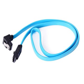 Di shop Super Speed SATA 3.0 III SATA3 Hard Disk Drive Cable 45cm(สีฟ้า)