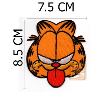 ตัวติดเสื้อ ตัวรีดเสื้อ อาร์ม Armpatch งานปักผ้า การ์ฟีลด์ Garfield