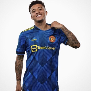 Manchester united 2021/22 Third kit เสื้อแมนยู2022 เสื้อบอลแมนยู2022น้ำเงิน