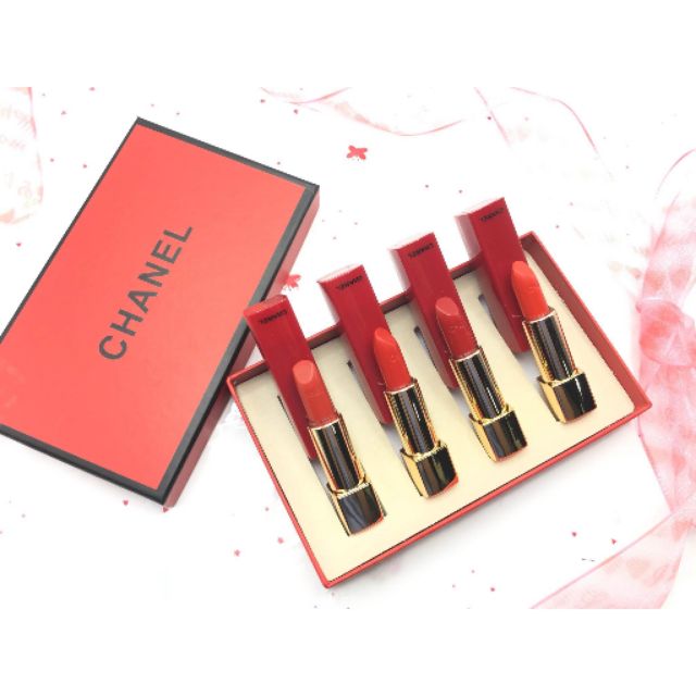 เซตลิป Chanel โทนแดง❤