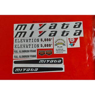 สติกเกอร์ Miyata Elevation Bike สําหรับติดตกแต่งรถจักรยาน 5,000