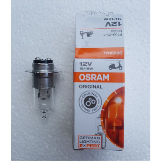 ของแท้ M5 18w, 35W PCX Wave alpha, Future 1 Osram ไฟหน้าฮาโลเจน (12v 18w 35W Win Cub ไฟหน้า