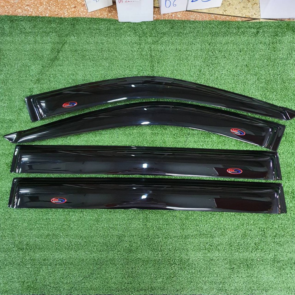 คิ้วปรตู กันสาด KIA CARNIVAL ปี 2005 2006 2007 2008 2009 2010 สีดำ