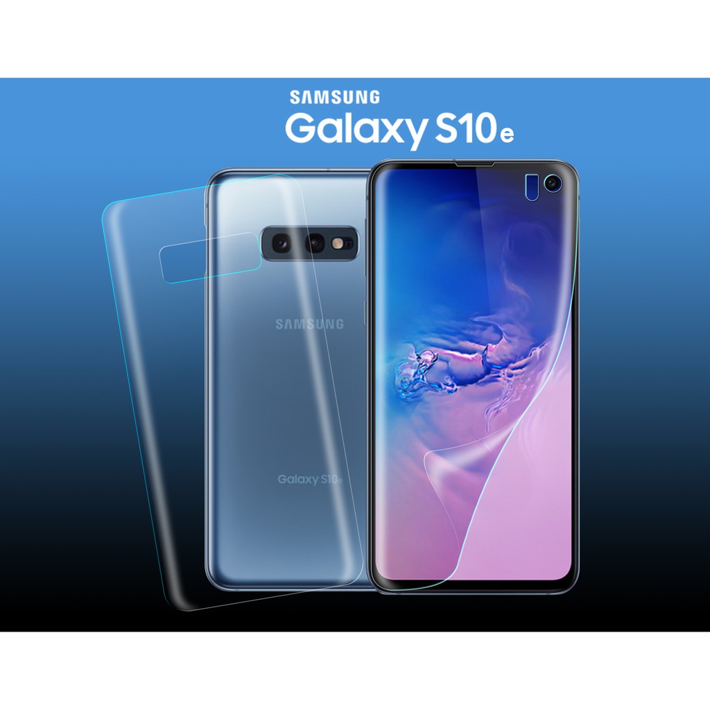 ฟิล์มกันรอย แบบนิ่ม เต็มจอหน้า ซัมซุง เอส10อี / เอส10 / เอส10พลัส สีใส Soft Pet Samsung Galaxy S10e 