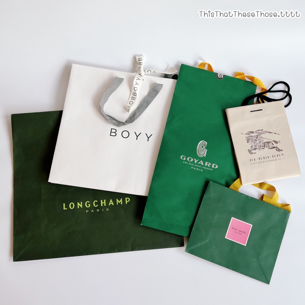 ถุง Longchamp Goyard BOYY Burberry Kate Spade ถุงแบรนด์เนมแท้ มือสอง สภาพดี