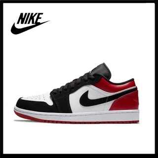 ของแท้อย่างเป็นทางการ Nike Air Jordan 1 Low AJ1 รองเท้าผ้าใบผู้ชายและผู้หญิง