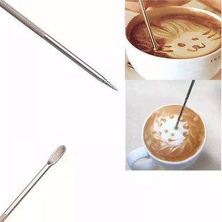 เข็มสำหรับวาดลวดลายบนกาแฟ เข็มวาดลวดลายสำหรับเครื่องดื่มร้อน***สินค้าพร้อมส่งนะคะ***