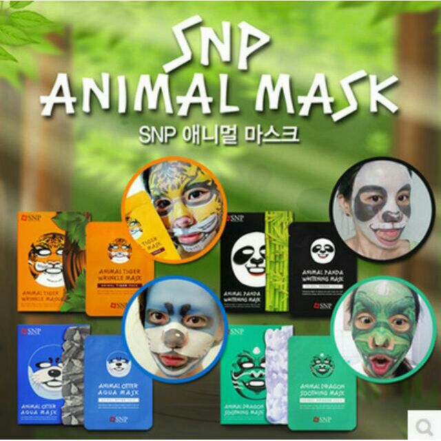 SNP Animal mask มาส์กหน้ารูปสัตว์