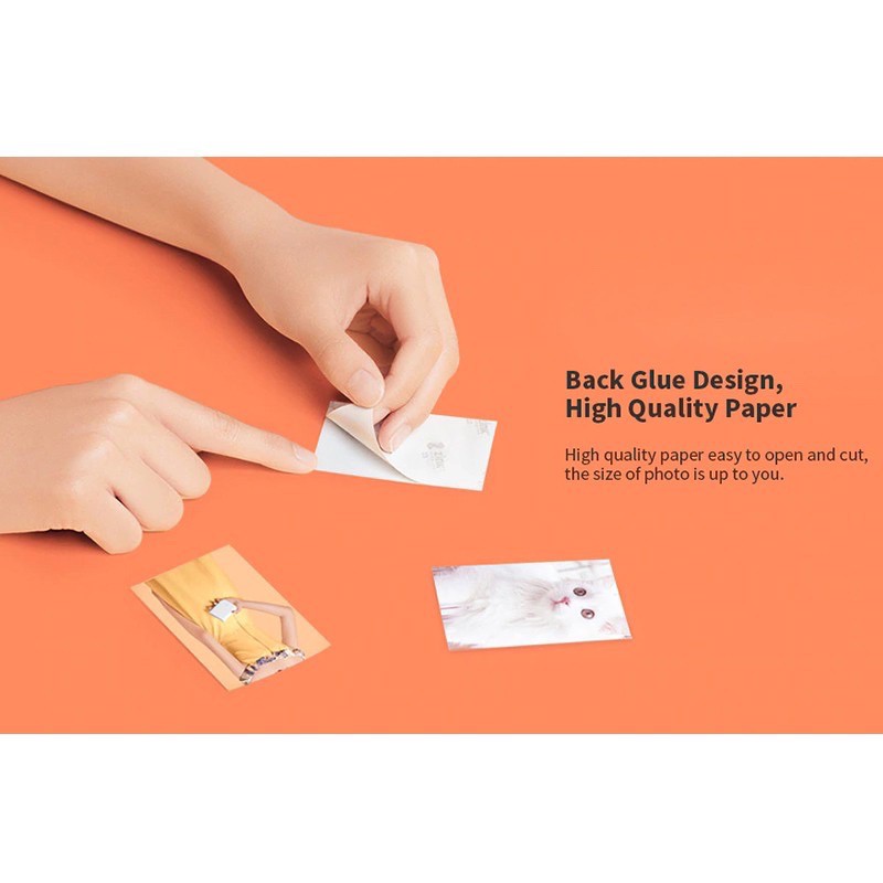 [ พรีออเดอร์ ] Xiaomi Mi Portable Photo Printer Paper (2x3 inch, 20 sheets) กระดาษปริ้นขนาด 2x3 นิ้ว จำนวน 20 แผ่น