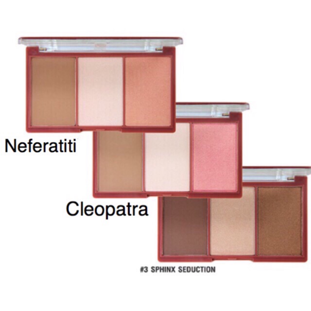 CATHY DOLL คอนทรัว คิท 3D FACE FORWARDNEFERTITI CONTOUR KIT SPHINX SEDUCTION 11g.
