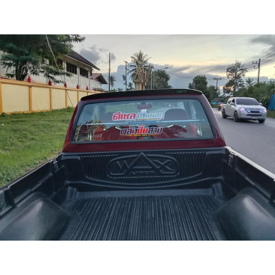 พลังปั้มสาย สติ๊กเกอร์สะท้อนแสง สติ๊กเกอร์ติดกระจกหลัง สติ๊กเกอร์แต่งรถ - รูปที่ 2