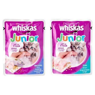 Whiskas วิสกัส ลูกแมว 85g (24ซอง)