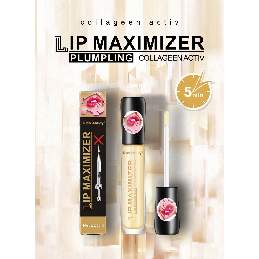 Lip Plumper Enhancer ลิปกลอสครีมบำรุงริมฝีปาก 5 มล. ราคา ถูกที่สุด ดีลบีเคเค แกลเลอรีภาพที่ 2