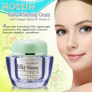 🚚เก็บเงินปลายทาง ✅แท้ 100% มอร์ริน มิลค์กี้ ไวท์เทนนิ่ง ครีม Morrin Milky Whitening Cream