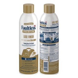 ฟอลท์เลส สเปรย์อัดกลีบผ้าสูตรพรีเมียม นำเข้าจากอเมริกา Faultless Premium Ironing Spray Pro Grade 585g