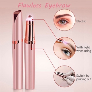 Electric Eyebrow Trimmer Shaver USB Charging Painless Remover Brows Razor Mini Electric Shaver