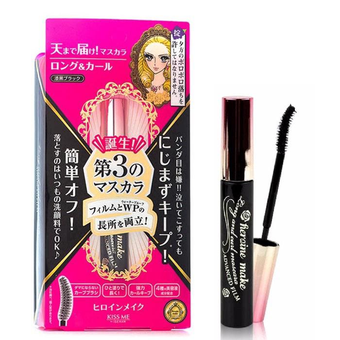 Kiss Me Heroine Make Long &amp; Curl Mascara Advanced Film /6g (Deep Black)