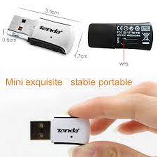 Tenda W311M 150 Mbps Mini USB Adapter ตัวรับสัญญาณ WiFi, USB WiFi