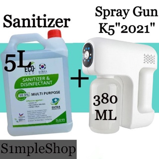 【1-year warranty 2000mAh 800ML Wireless Nano Sanitizer Spray Gun Blue Light Nano Steam Atomizing bgJz