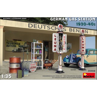 MiniArt 1/35 MI35598 GERMAN GAS STATION 1930-40s