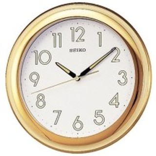 SEIKO นาฬิกาแขวน ( สีขาว/ทอง) ขนาด 11.50นิ้ว รุ่น QXA313,QXA313G