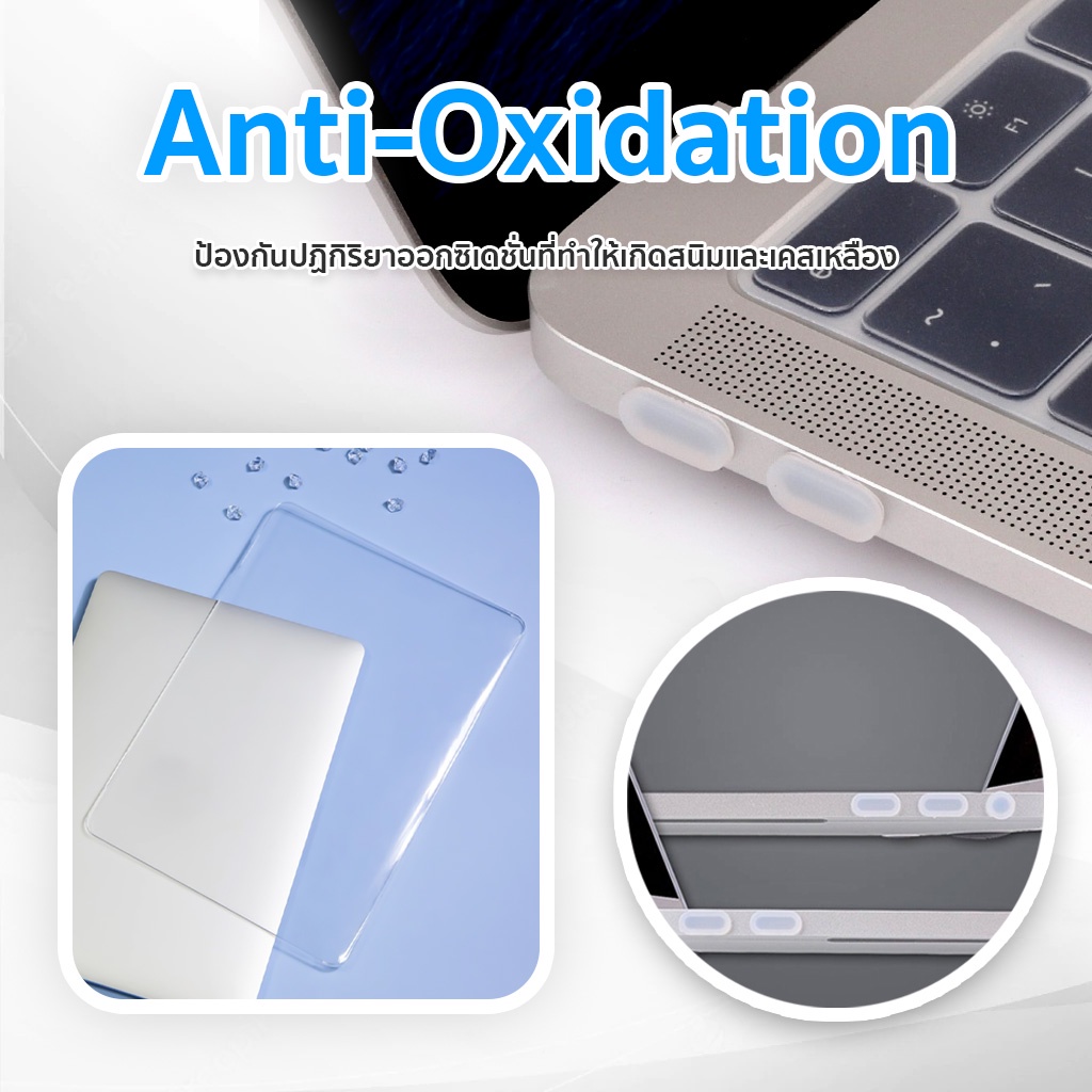 🚚 พร้อมส่งในไทย 🇹🇭 เคสใส Trackpad สำหรับ แล็ปท็อป air 13 M1 / pro M1 M2 / Pro 13 / M1Max / M1Pro ร้านเดิม คุณภาพดี