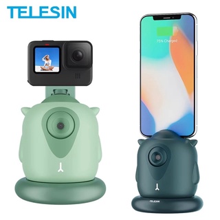 TELESIN 360 Rotation Auto Face Tracking Smart Shooting Gimbal Photo Vlog Live Video Record Phone Holder For GoPro Phone