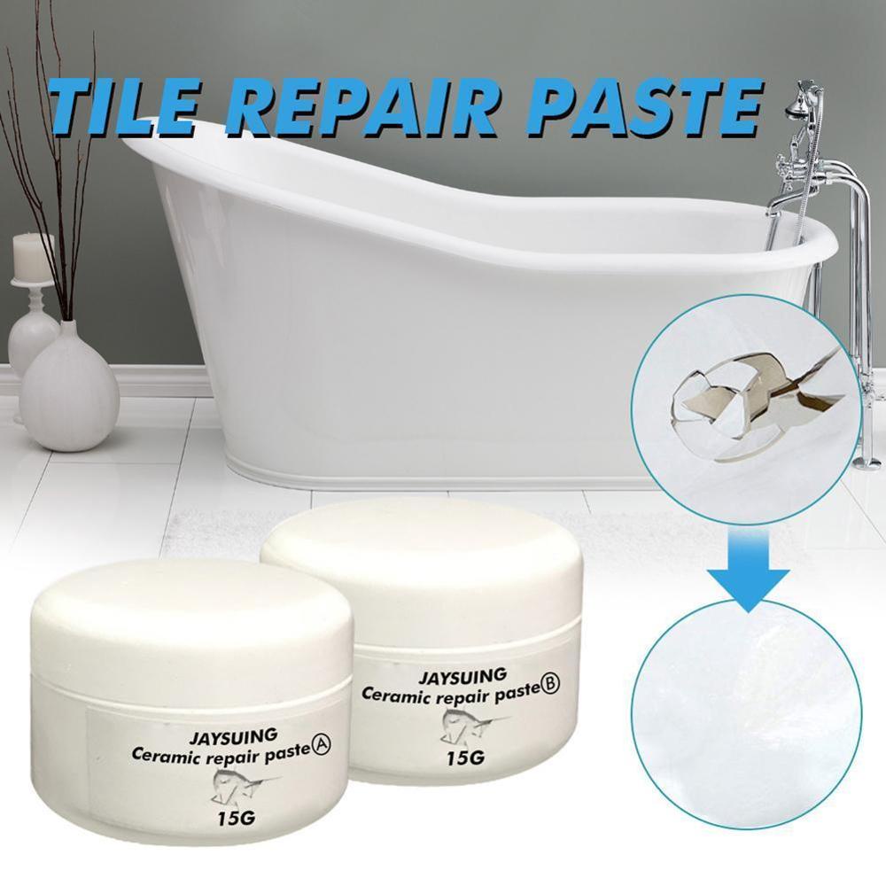 ชิ้นส่วนฝักบัว，Ceramic Paste Floor Tile Adhesive Tile Repair Agent Tub Tile and Shower Repair Kit Po