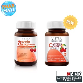 VISTRA ACEROLA CHERRY 1000 MG. 45S