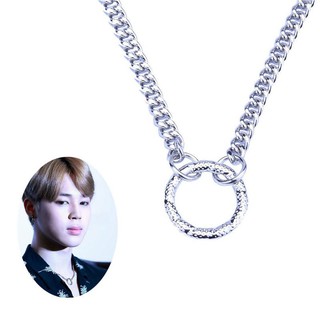 bestprice1920 สร้อยคอโชคเกอร์ BTS Bangtan Boys JIMIN