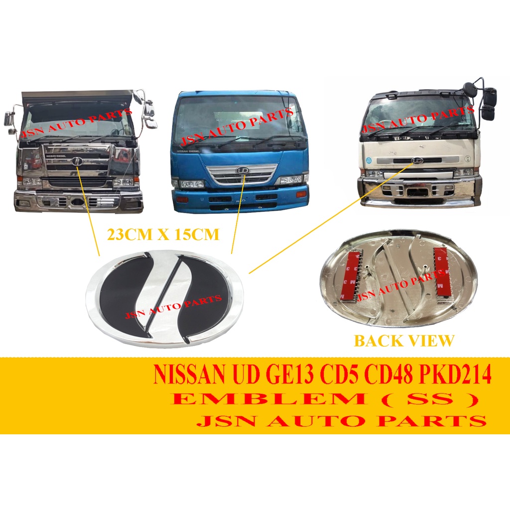 J120s01 UD (SS) โลโก้ EMBLE NISSAN MK PKD214 CD45 CD48 GE13