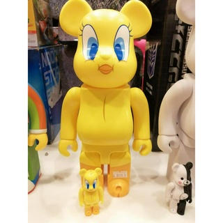 Bearbrick x Tweety 100%&amp;400%  โมเดล แบบริค Figure bearbrick