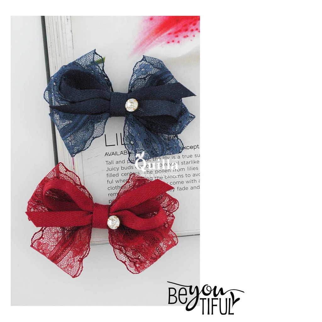 ริบบิ้นผ้าลูกไม้ Grace 35มิล - รูปที่ 6