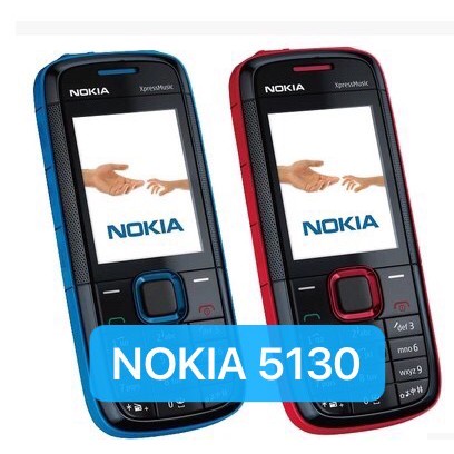 โทรศัพท์ฮีโร่ พลิกโทรศัพท์ Nokia 5130 Xpress Music Original โทรศัพท์มือถือ ปุ่มโทรศัพท์ใช้ได้ AIS DTAC TRUE 4G ซิมการ์ด