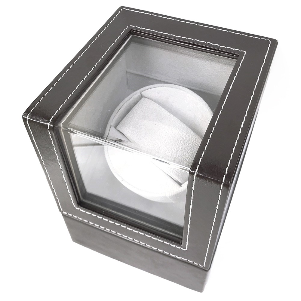 กล่องหมุนนาฬิกา watch winder 1 เรือน (มี 2 สีให้เลือก) กล่องนาฬิกา กล่องหมุนนาฬิกาอัตโนมัติ