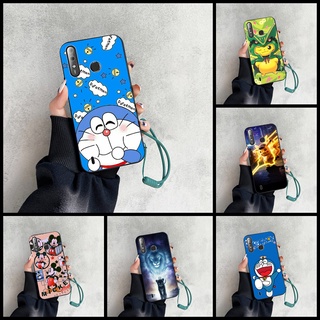 【พร้อมส่ง】 Itel A56 A56 Pro การ์ตูนปิกาจู โดราเอมอน โปเกม่อน ซิลิโคน น่ารัก นิ่ม TPU ฝาหลัง สายคล้อง เคสโทรศัพท์