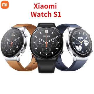 Xiaomi Xiaomi Watch S1 แหวนสมาร์ทวอทช์ ทรงกลม กระจกแซฟไฟร์ โลหะ กีฬา ธุรกิจ บลูทูธ การโทร ตําแหน่งที่แม่นยํา อายุการใช้งานแบตเตอรี่ยาวนาน ออกซิเจนในเลือด นอนหลับ ของขวัญ