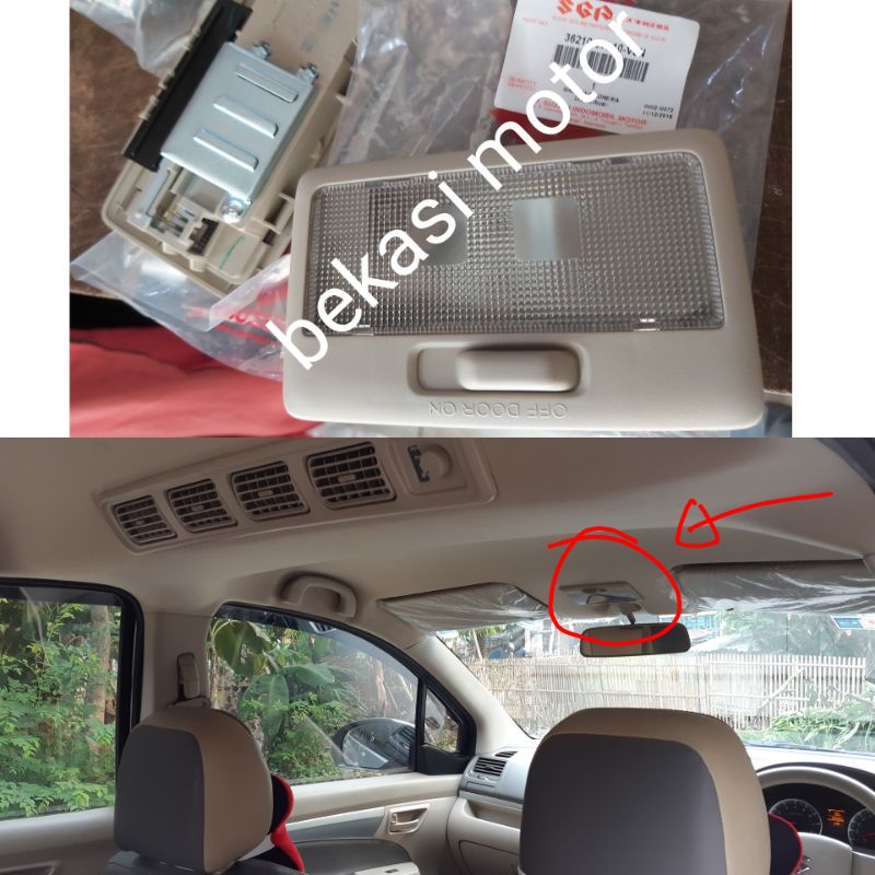 36210-67L11-V6N สีเบจ FRONT CABIN ไฟไฟเพดาน suzuki ertiga wagon R APV เดิม