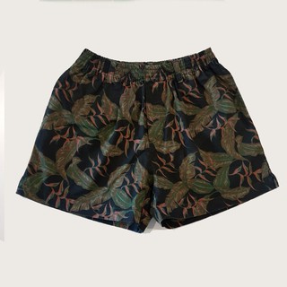 BOTANIC PULL UP SHORTS // กางเกงขาสั้นพิมพ์ลาย เอวยางยืด