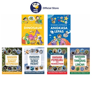 หนังสือสารานุกรมไดโนเสาร์ และภาษามาเลย์ สําหรับเด็กอายุ 4-8 ปี จํานวน 6 เล่ม
