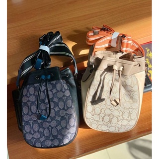 COACH DRAWSTRING MARBLE BAG