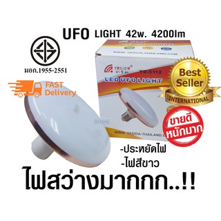 หลอดไฟ หลอดไฟบ้าน โคมไฟ LED UFO LIGHT 42W (เดย์ไลท์)