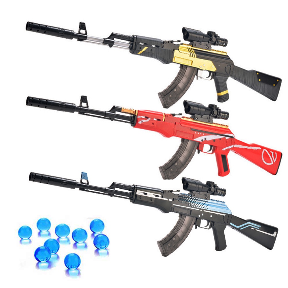 ☑◆✺Toy Gun AirSoft Gun Manual Rifle AK 47 Toy Gun Water Bullet Shooting Boys Outdoor Toys CS Game Sniper Weapon Gifts Fo