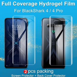 Imak Black Shark 4 Pro ฟิล์มไฮโดรเจลนิ่ม แบบใส บางพิเศษ กันรอยหน้าจอ ด้านหลัง สําหรับ BlackShark 4