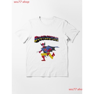 2022 Bootlegman Essential T-Shirt เสื้อยืด ดพิมพ์ลาย ดผ้าเด้ง คอกลม cotton แฟชั่น sale Unisex