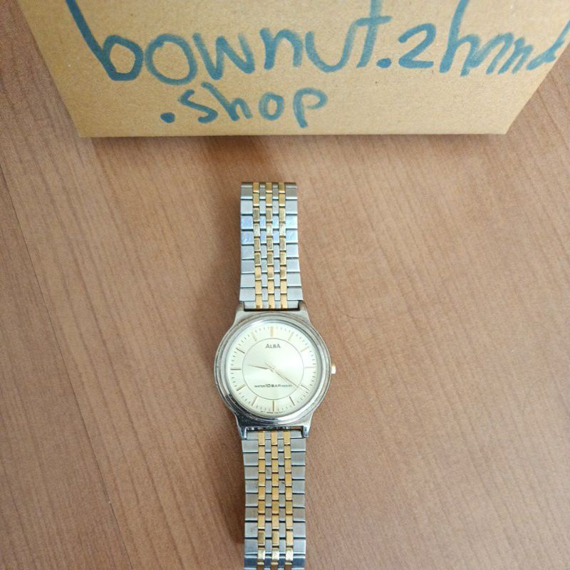 นาฬิกาแบรนด์เนมAlbaของแท้มือสองสำหรับการล่าสุดของน้องbownut 2hand shop