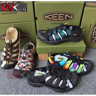 KEEN [พร้อมกล่องพร้อมโลโก้] NEWPORT H2 รองเท้าแตะเท้าผู้ชายและผู้หญิงรองเท้าเดินป่ารองเท้าชายหาดกันลื่นสวมใส่ 36-45 หลา