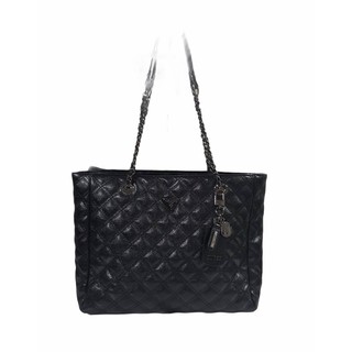 รุ่นหายาก กระเป๋าสะพายไหล่ GUESS WOMENS CESSILY TOTE FLAP BAG ของแท้