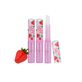 ✔ถูกกว่าห้าง✔ Mistine มิสทีน ลิปมันเปลี่ยนสี Vitamin E Strawberry ( 3 แท่ง ) ของแท้ DARA